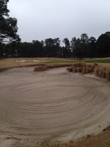 Par 5, No. 5 from a large fairway bunker at Hyland